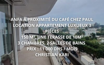 Appartement luxueux 3 pièces avec une terrasse de 10 m²